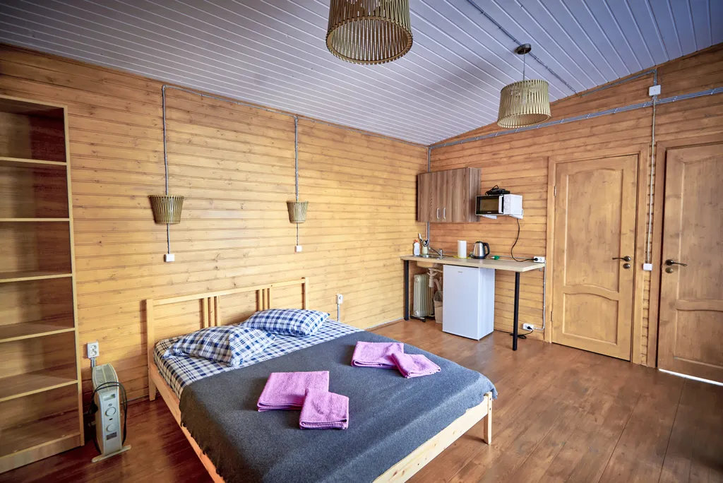 Коттедж-студия для 2х гостей с собственным пирсом