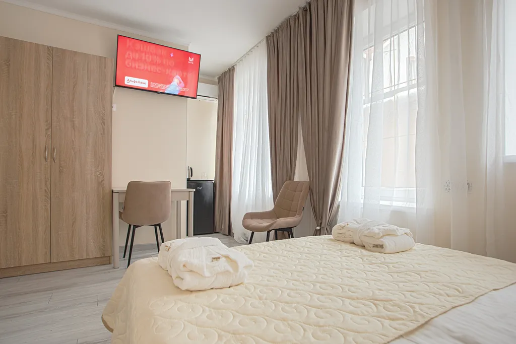 Двухместный номер с 1 кроватью стандарт — Exclusive Hotel & Apartments, фото 2 из 3