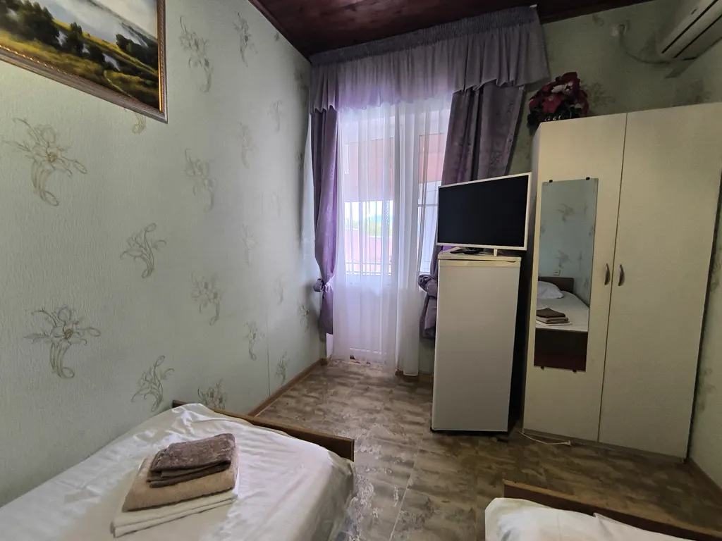 Двухместный номер с 2 отдельными кроватями Бюджетный 1+1 — Диана, фото 4 из 5