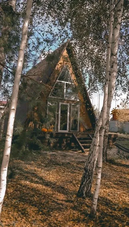 Дом А-фрейм — общий вид