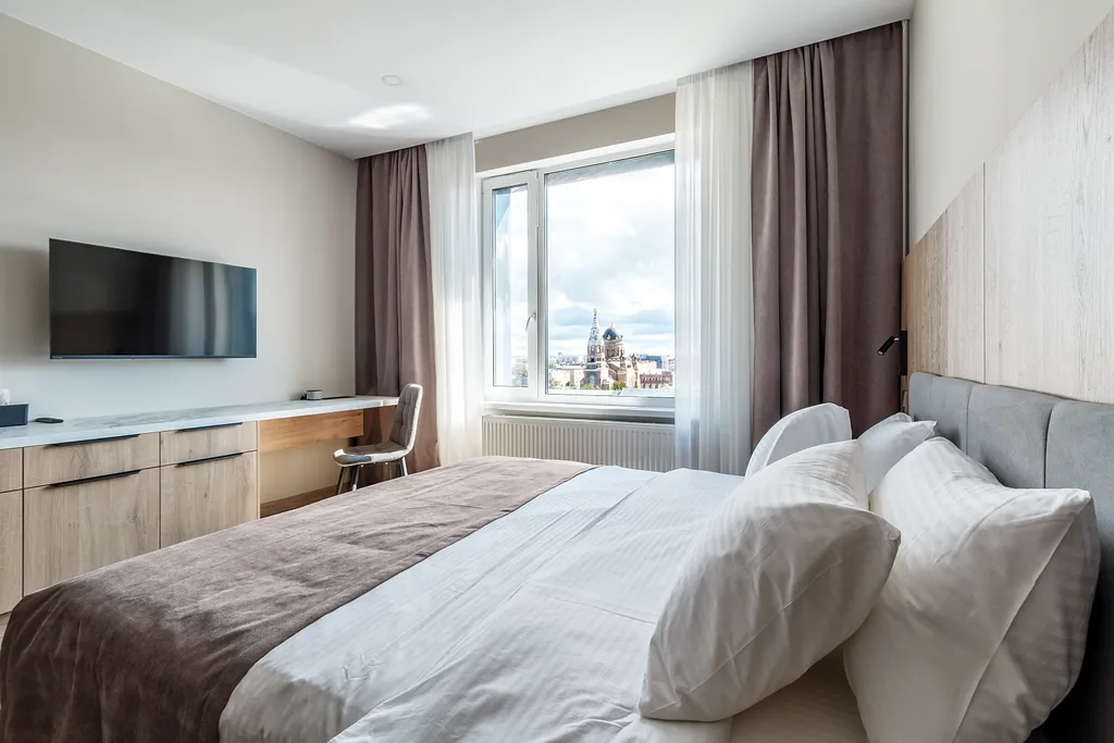 Семейный номер Deluxe c кондиционером — Welcome в Апарт-отеле Well, фото 1 из 5