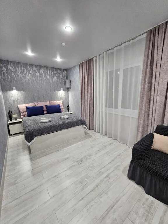 Апартаменты "Вип" с кроватью "King Size"  ванной и кухней — Самарская Ривьера, фото 4 из 5