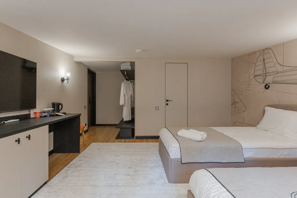 Двухместный номер с 2 отдельными кроватями Стандарт — Rene Boutique Hotel, фото 2 из 5