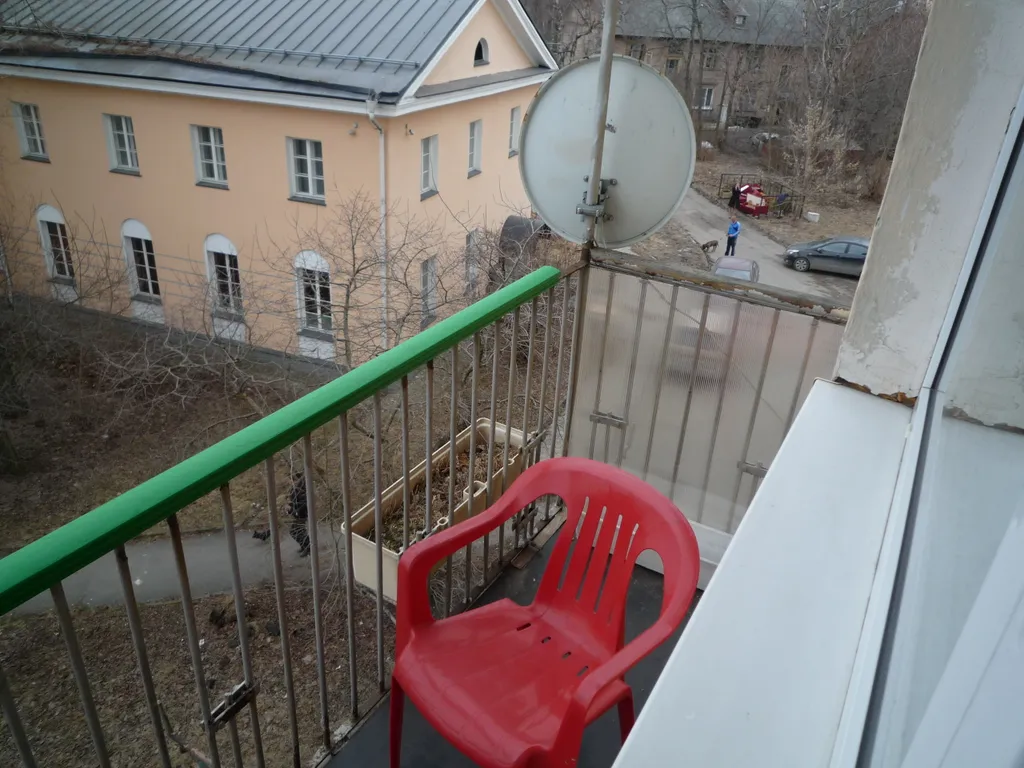 Апартаменты однокомнатные на улице Фридриха Энгельса, 37 м², Петрозаводск — вид из окна, фото 2