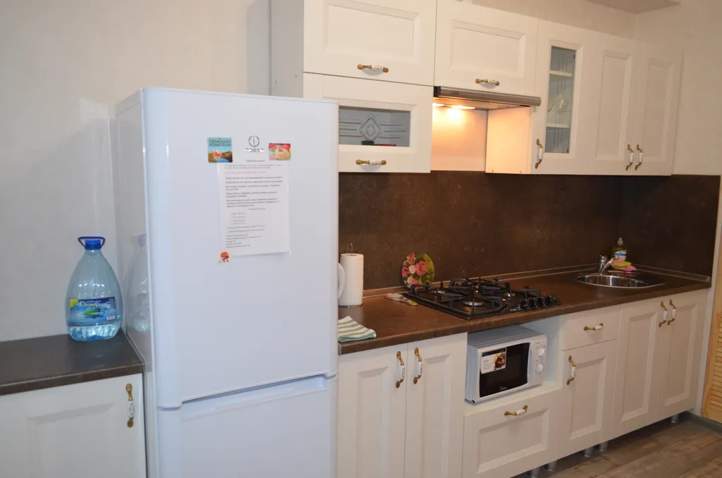 Апартаменты однокомнатные на улице Генерала Паскевича, 42 м², Смоленск — кухня, фото 5