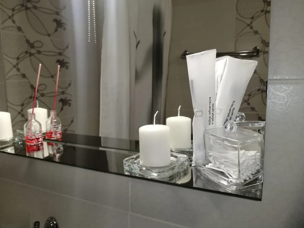 Апартаменты однокомнатные на улице Генерала Паскевича, 42 м², Смоленск — ванная комната, фото 2