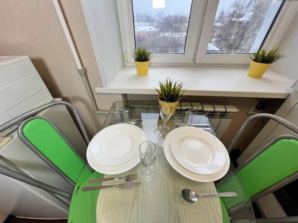 Квартира однокомнатная у Горьковской, в Кузнечихе, 43 м², Нижний Новгород — кухня, фото 5