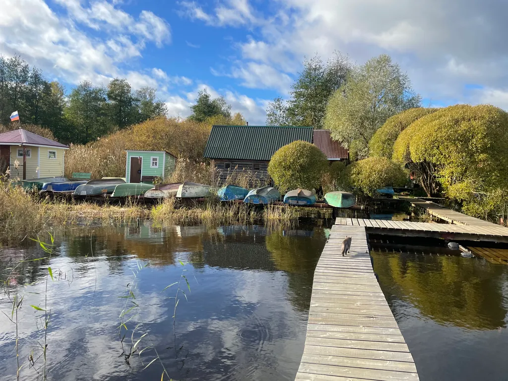 Уютный гостевой домик на берегу озера