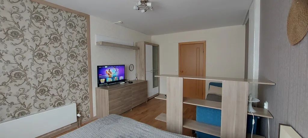 Квартира однокомнатная в Канавинском, 46 м², Нижний Новгород — спальня, фото 4