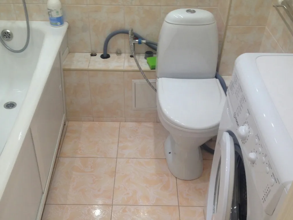 Квартира однокомнатная в Кировском, 30 м², Иркутск — ванная комната