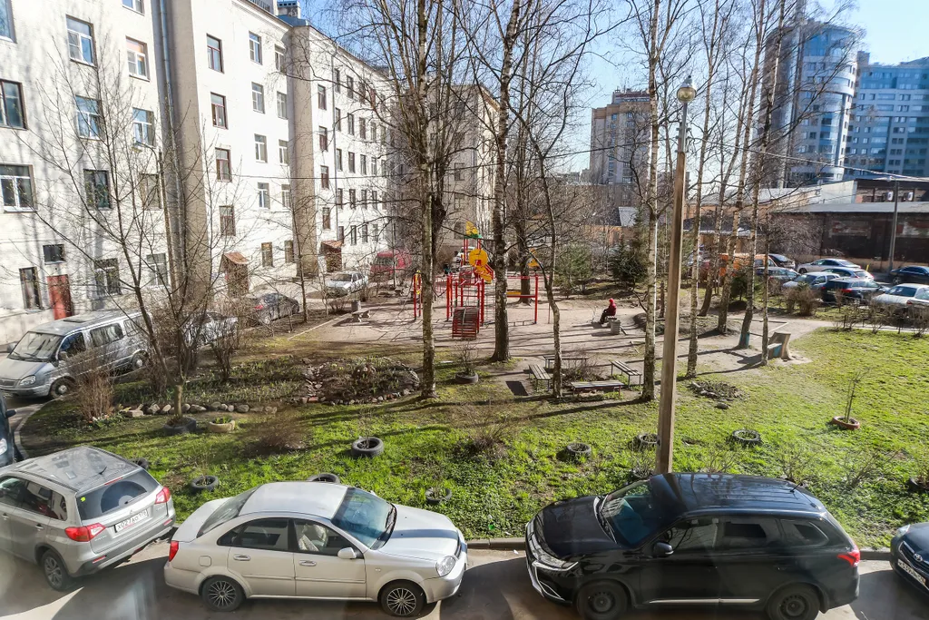 Апартаменты однокомнатные в Красногвардейском, 35 м², Санкт-Петербург — вид из окна