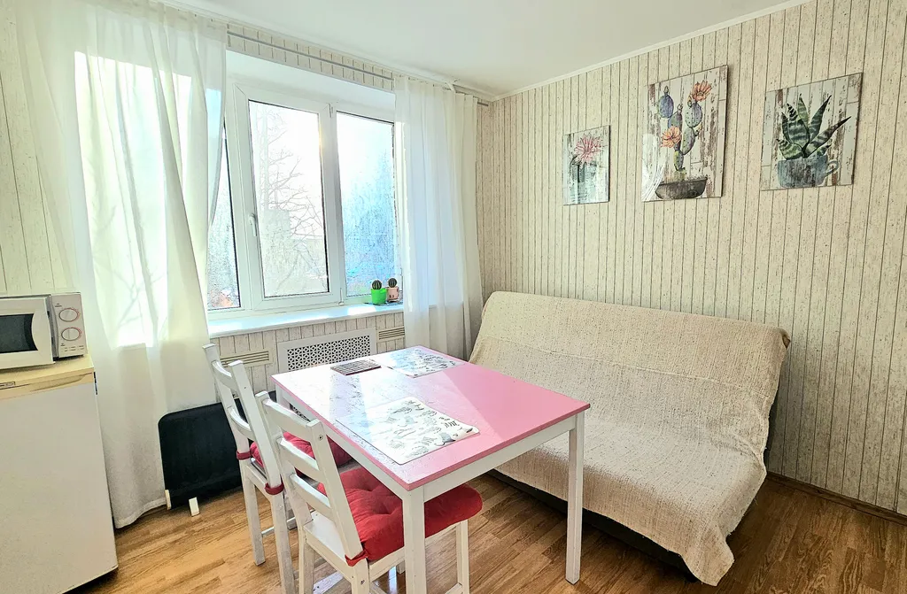 Апартаменты однокомнатные в Красногвардейском, 35 м², Санкт-Петербург — спальня, фото 2