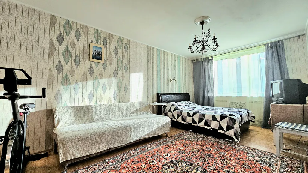 Апартаменты однокомнатные в Красногвардейском, 35 м², Санкт-Петербург — спальня, фото 5