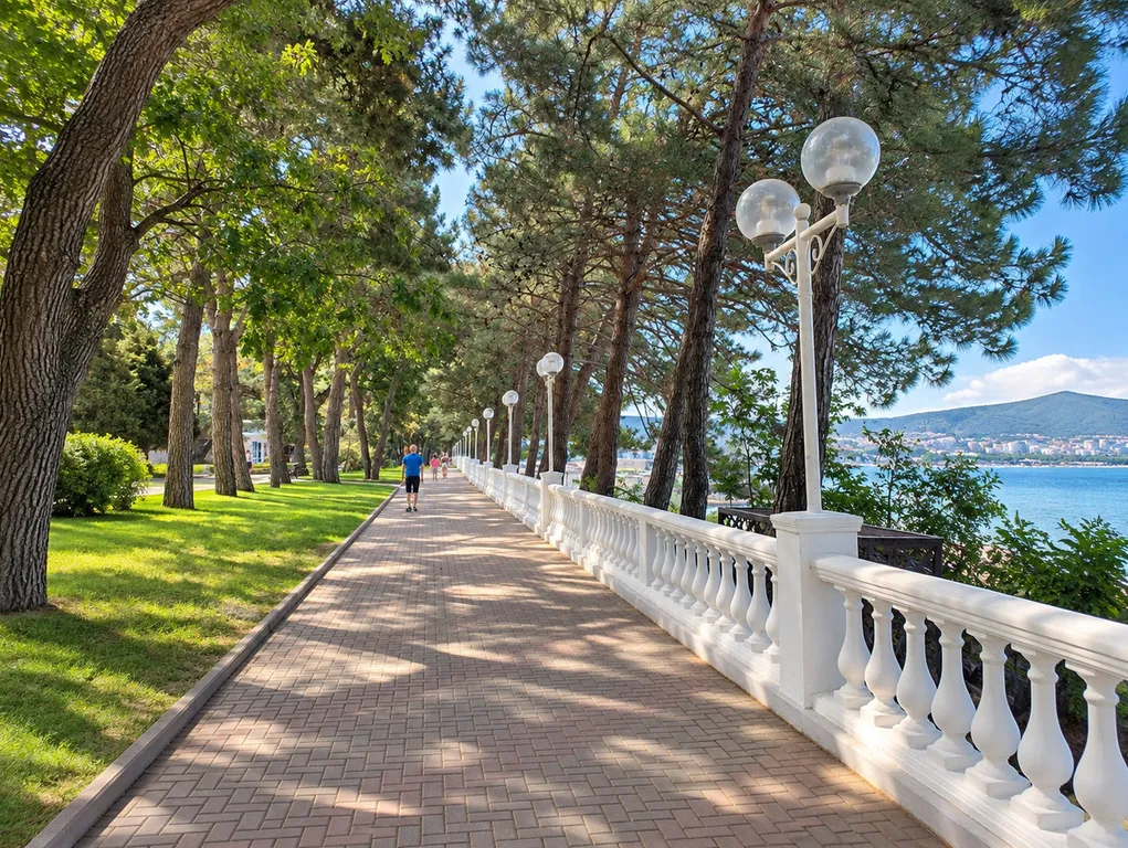 Студия однокомнатная в переулке Восточном, 35 м², Геленджик — фото 40