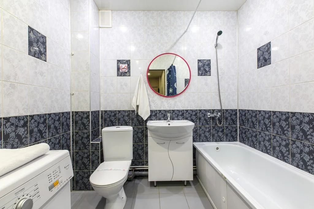 Квартира однокомнатная в Самарском, 46 м², Самара — ванная комната
