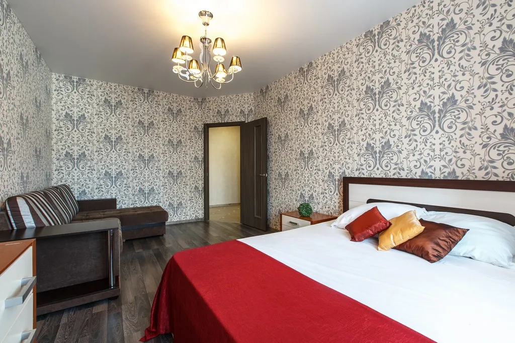 Квартира однокомнатная в Самарском, 46 м², Самара — спальня, фото 5