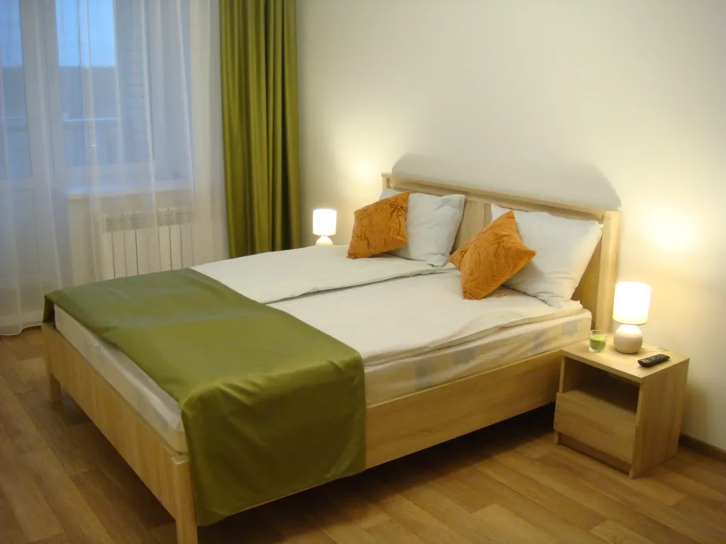 Квартира однокомнатная на улице Мире, 45 м², Йошкар-Ола — спальня, фото 2