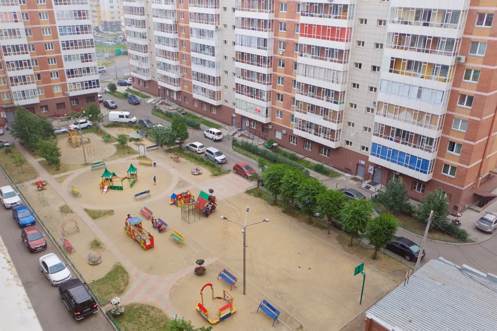 Квартира однокомнатная в Советском, 45 м², Красноярск — вид из окна
