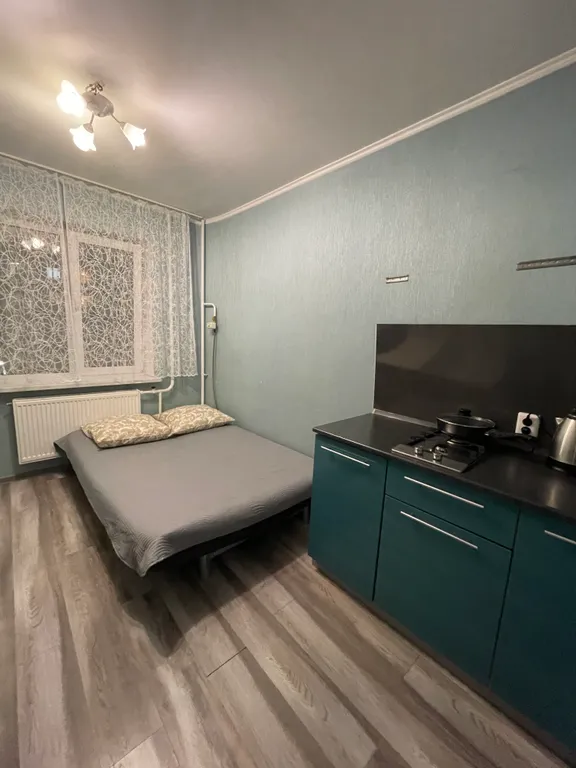 Квартира однокомнатная на улице Волотовской, 40 м², Великий Новгород — спальня, фото 9