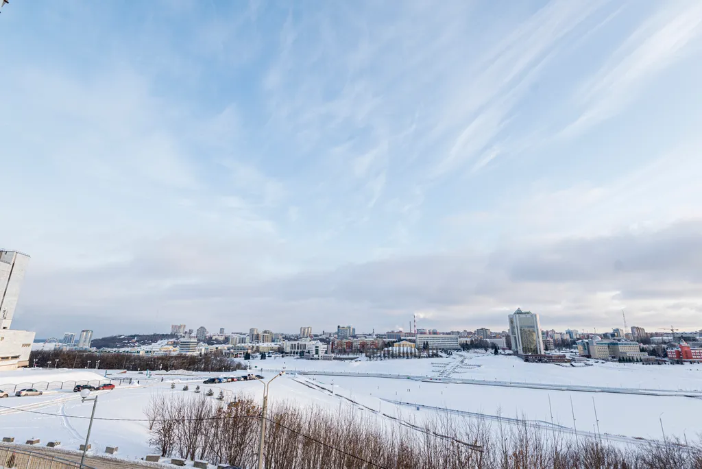 Квартира трёхкомнатная на улице Пирогова, 70 м², Чебоксары — фото 27