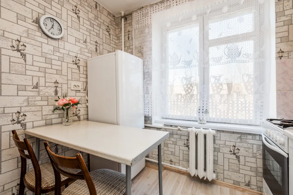 Квартира однокомнатная у Коломенской, в Нагатинском Затоне, 40 м², Москва — кухня, фото 2