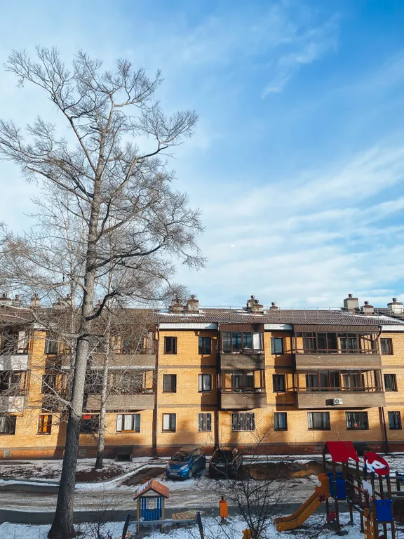 Квартира двухкомнатная в Куйбышевском, 46 м², Иркутск — вид из окна