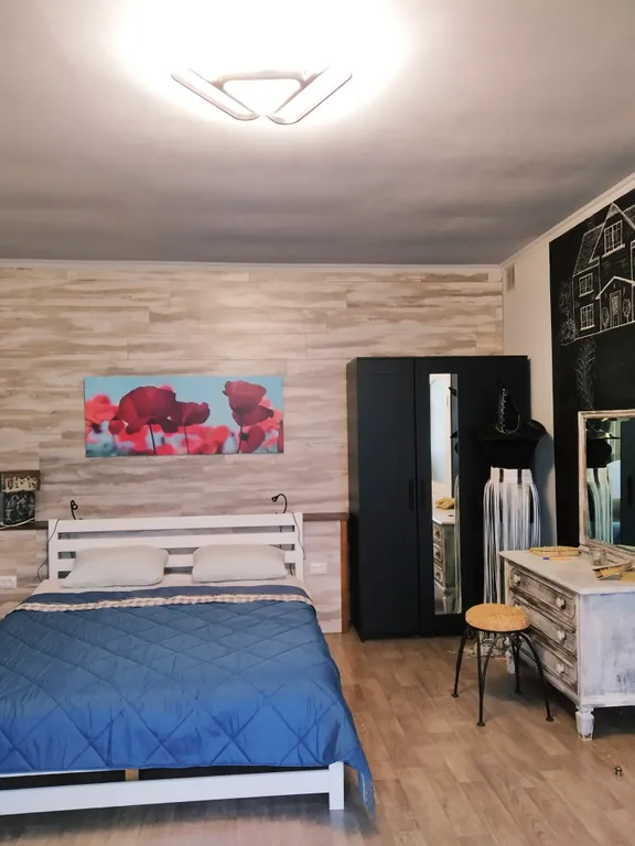 Апартаменты 4-местный у Суконки, в Вахитовском, 45 м², Казань — спальня, фото 3