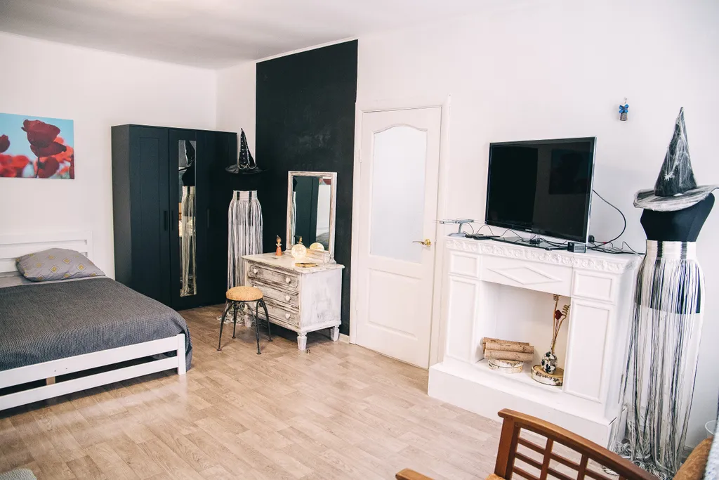 Апартаменты 4-местный у Суконки, в Вахитовском, 45 м², Казань — спальня, фото 6