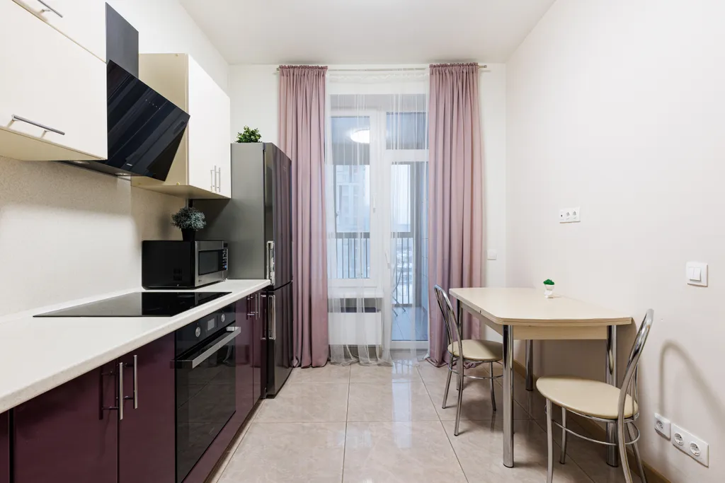 Квартира однокомнатная у метро Ботанический сад, 40 м², Москва — кухня, фото 3