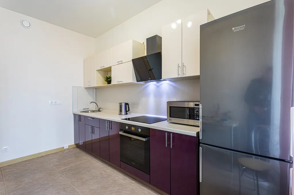 Квартира однокомнатная у метро Ботанический сад, 40 м², Москва — кухня, фото 2