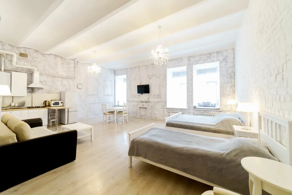 Квартира однокомнатная в Нижегородском, 59 м², Нижний Новгород — спальня, фото 4