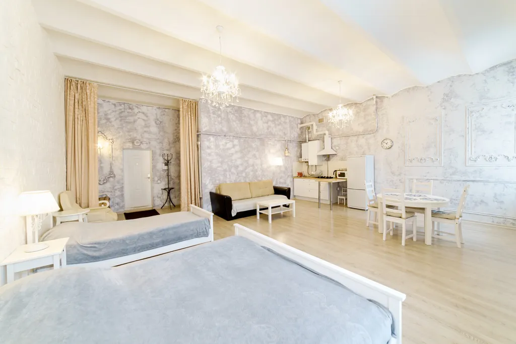 Квартира однокомнатная в Нижегородском, 59 м², Нижний Новгород — спальня, фото 5