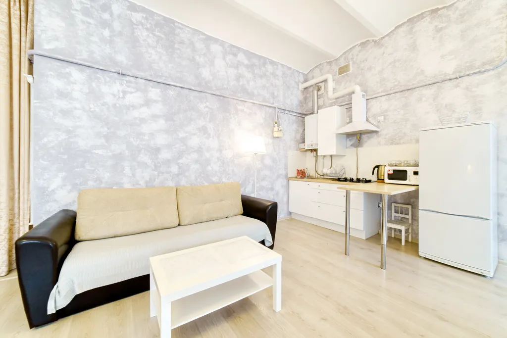 Квартира однокомнатная в Нижегородском, 59 м², Нижний Новгород — кухня, фото 2