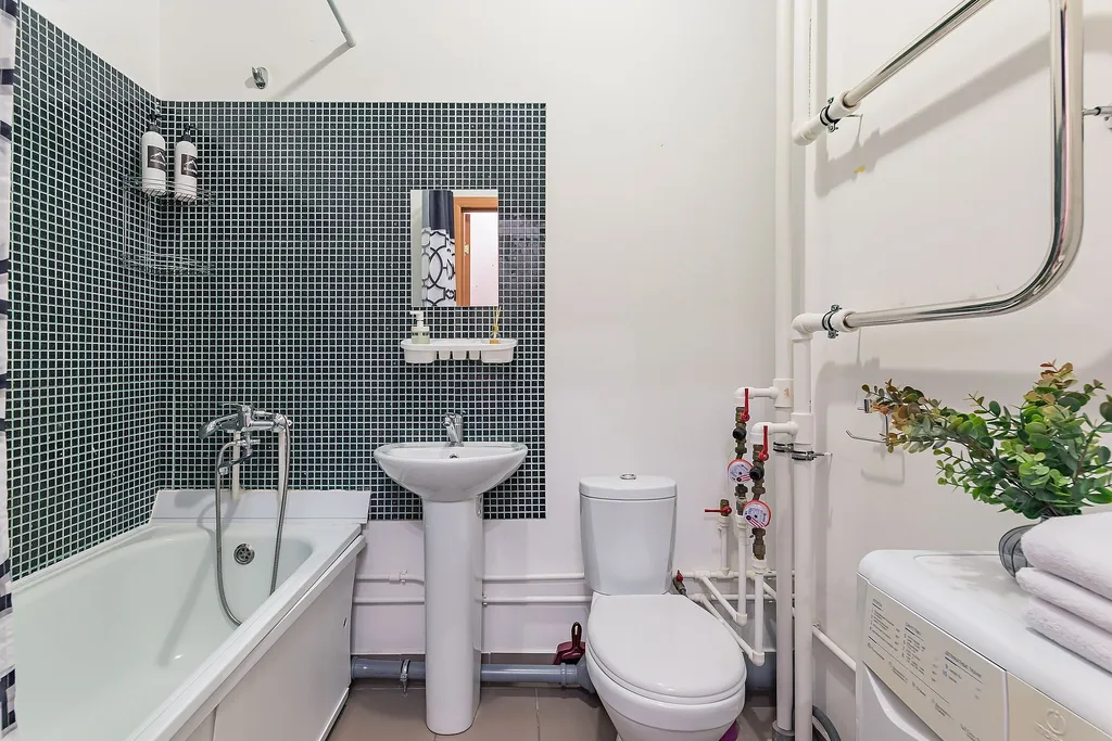 Студия однокомнатная в Московском, 30 м², Нижний Новгород — ванная комната