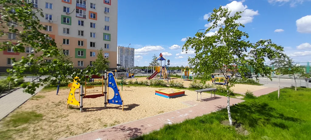 Студия однокомнатная в Московском, 30 м², Нижний Новгород — двор, фото 2