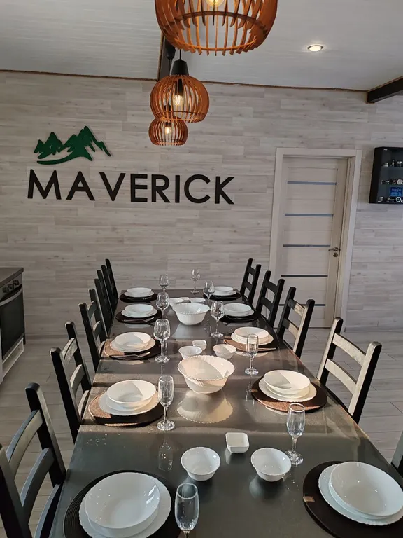 Шале Маверик с видом на горы — баня, чан, до 14 гостей, Шерегеш