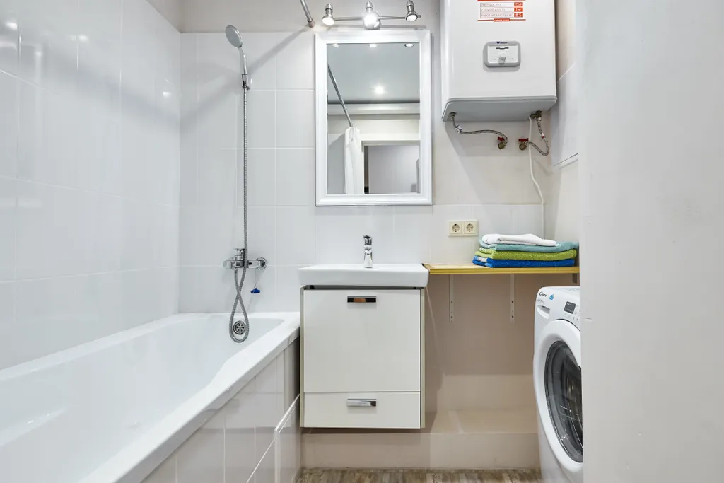 Квартира двухкомнатная на улице Садовой, 40 м², Аксай — ванная комната