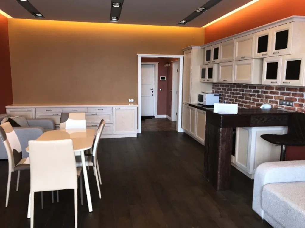 Студия однокомнатная на улице Щорсе, 45 м², Ялта — кухня, фото 4