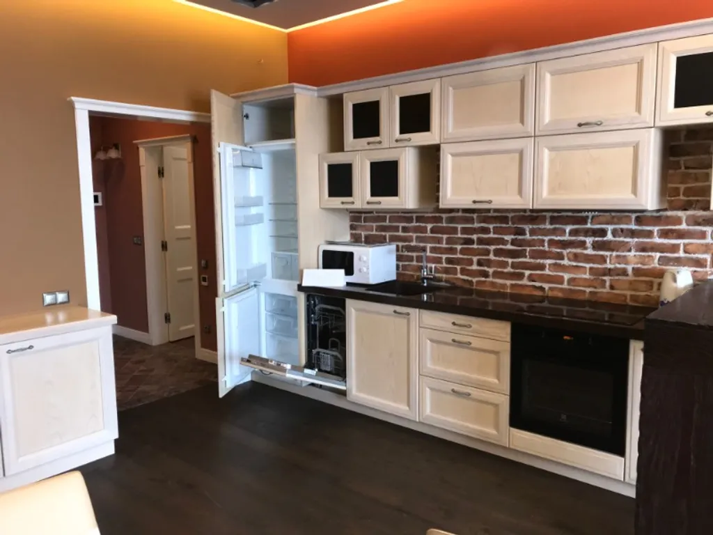 Студия однокомнатная на улице Щорсе, 45 м², Ялта — кухня, фото 5