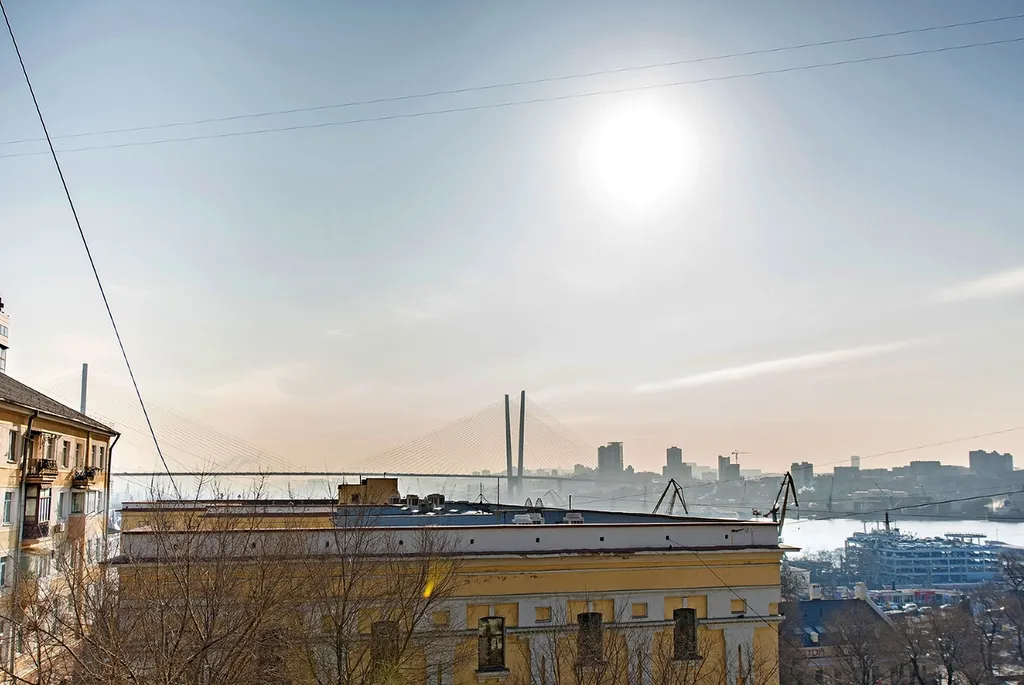 Квартира однокомнатная в Фрунзенском, 34 м², Владивосток — вид из окна, фото 2