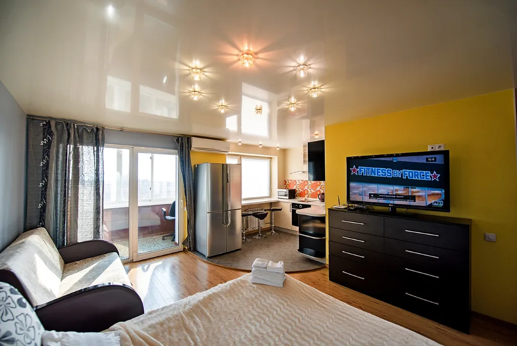 Квартира однокомнатная в Фрунзенском, 34 м², Владивосток — спальня, фото 3