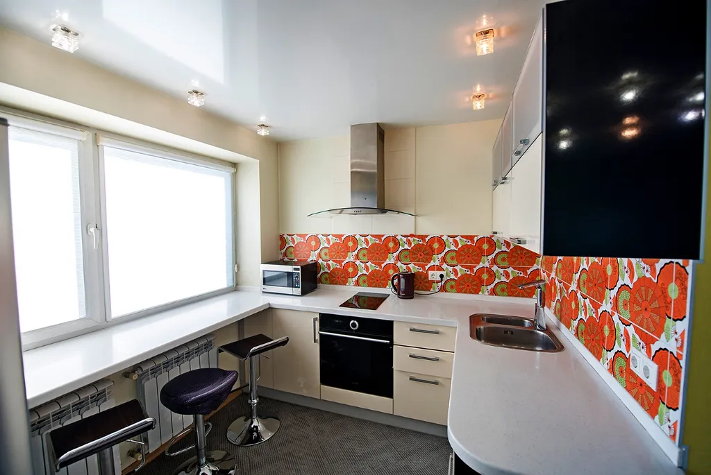 Квартира однокомнатная в Фрунзенском, 34 м², Владивосток — кухня, фото 3