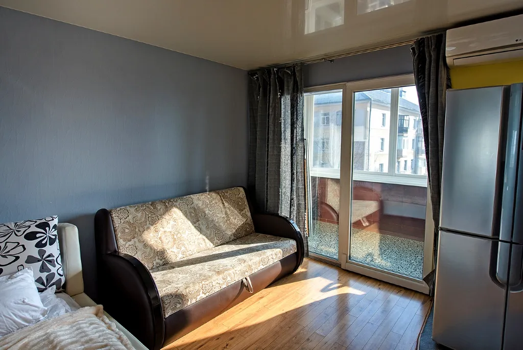 Квартира однокомнатная в Фрунзенском, 34 м², Владивосток — спальня, фото 4
