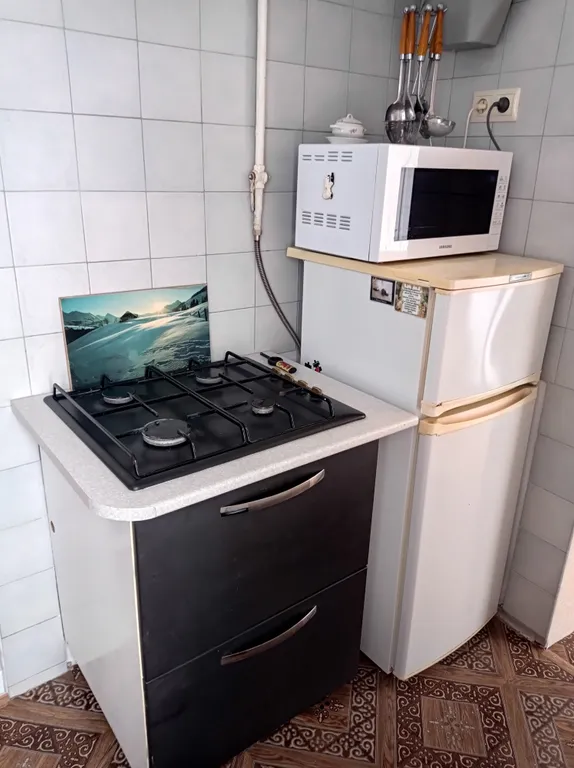 Квартира двухкомнатная на улице Чернышевского, 40 м², Кисловодск — кухня, фото 7