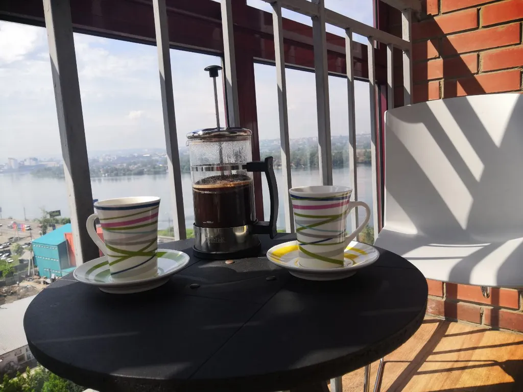 Квартира однокомнатная на улице Сурнова, 45 м², Иркутск — вид из окна, фото 2