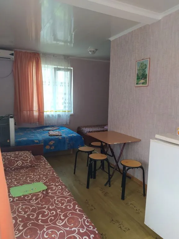 Четырёхместный номер эконом с видом на горы — общий вид