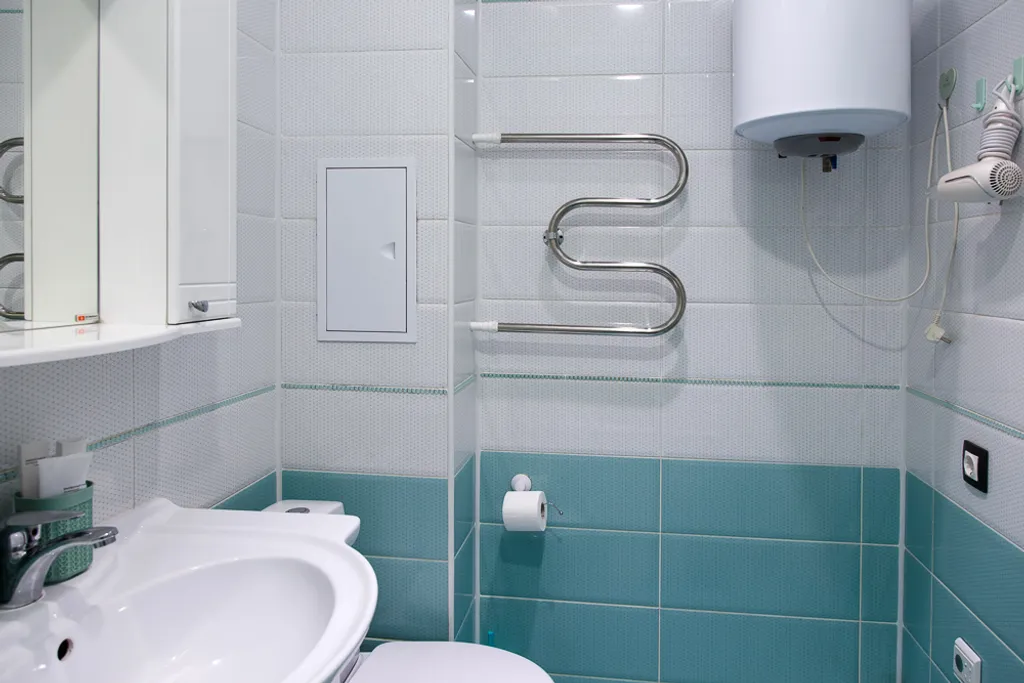 Студия однокомнатная в Октябрьском, 42 м², Иркутск — ванная комната, фото 4