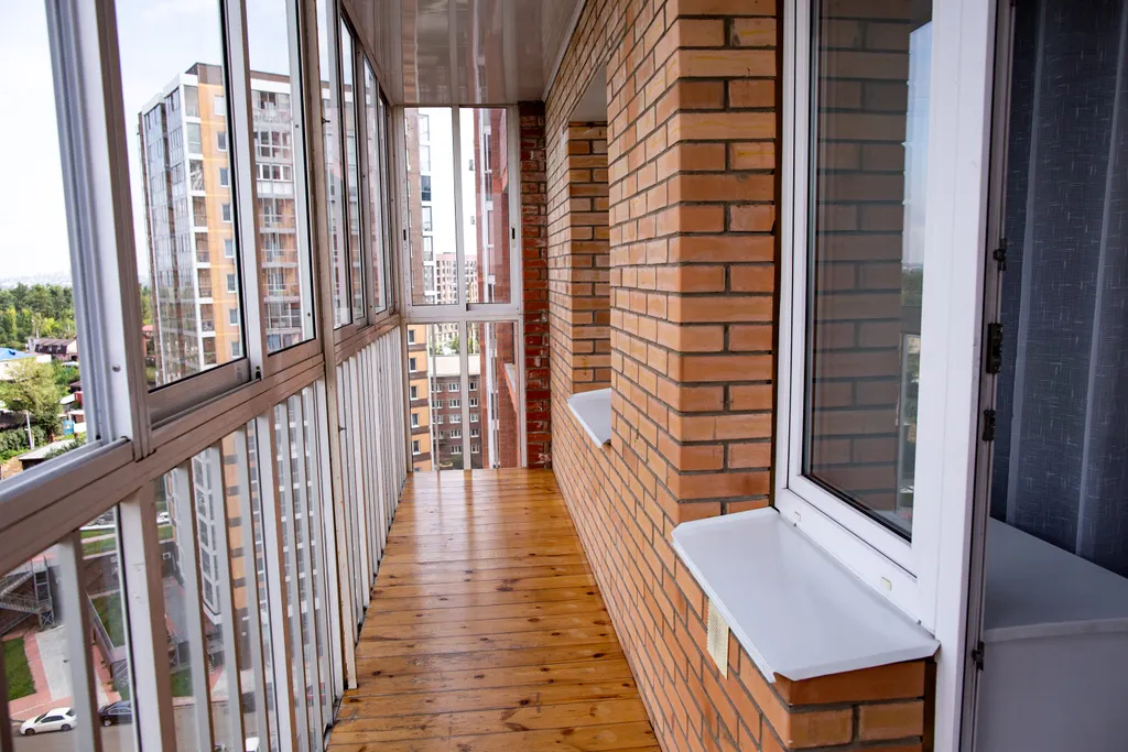 Студия однокомнатная в Октябрьском, 42 м², Иркутск — вид из окна