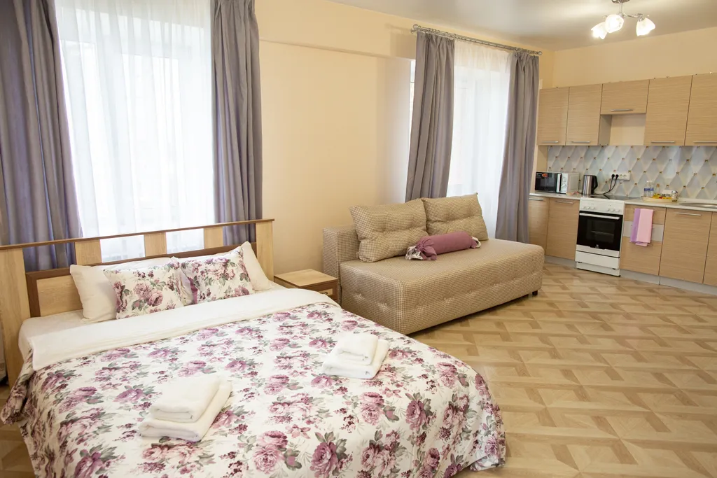 Студия однокомнатная в Октябрьском, 38 м², Иркутск — фото 2