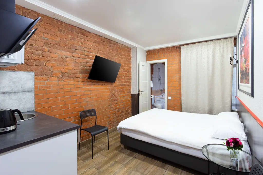 Студия комфорт с джакузи и мини-кухней